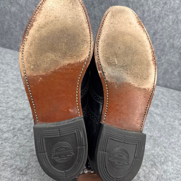 Florsheim Lexington Wingtip Black Patent Leather Lace Up Dress Oxford Men 7.5 E